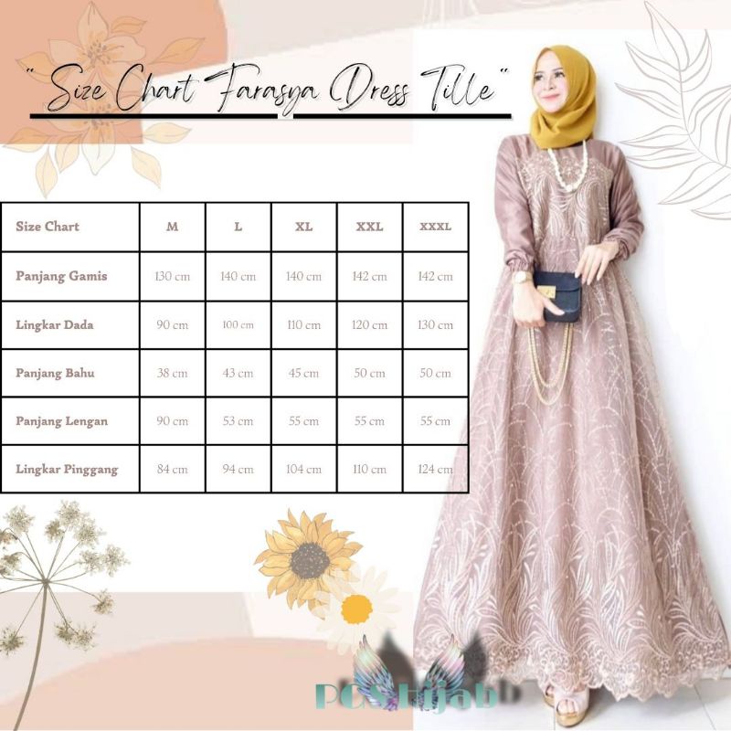 Gamis Muslimah Farasya Dress #97 Gamis Tile Brukat Jumbo xxxl Ld 130cm Warna Rose Gold Brown Gamis Brukat Jumbo Gamis Lebaran Terbaru Dress Muslimah Gaun Pesta Gamis Seragam Pernikahan Outfit Bridesmaid Gamis Broklat Jumbo Wanita Outfit Kondangan Terbaru