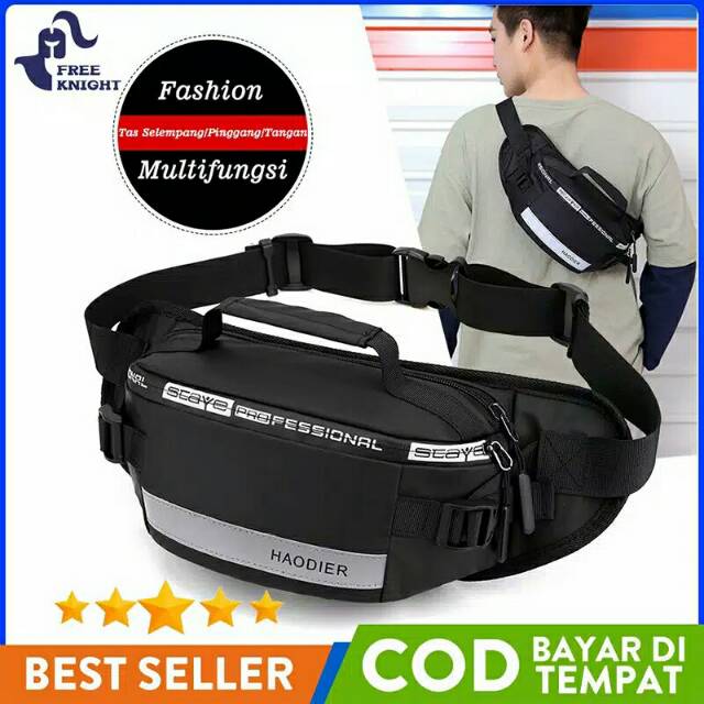 Tas wanita murah/Tas selempang pria dan wanita/WAISTBAG HOSHUAI WATERPROOF