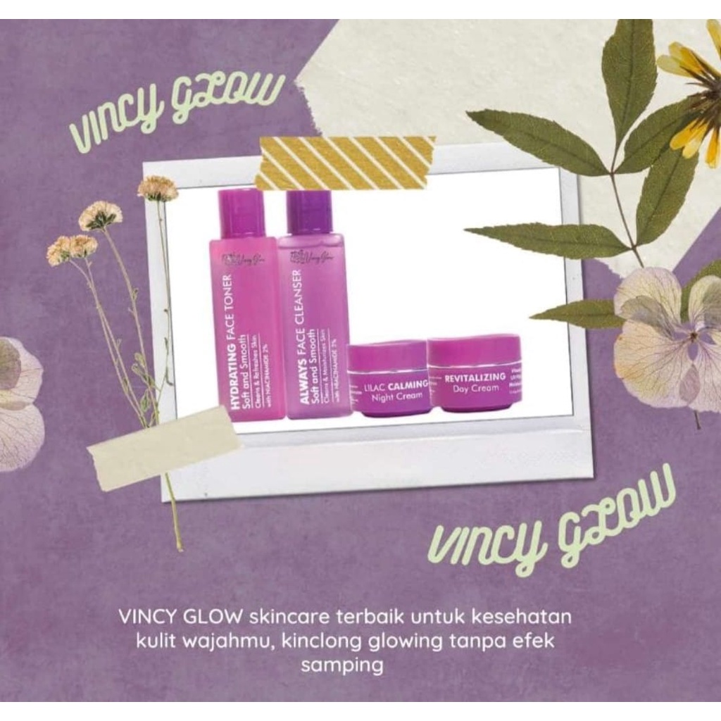 ORIGINAL Paket Vincy Glow Paket Karma Series / Glow Vincy Paket Original BPOM / Aman Busui & Bumil /