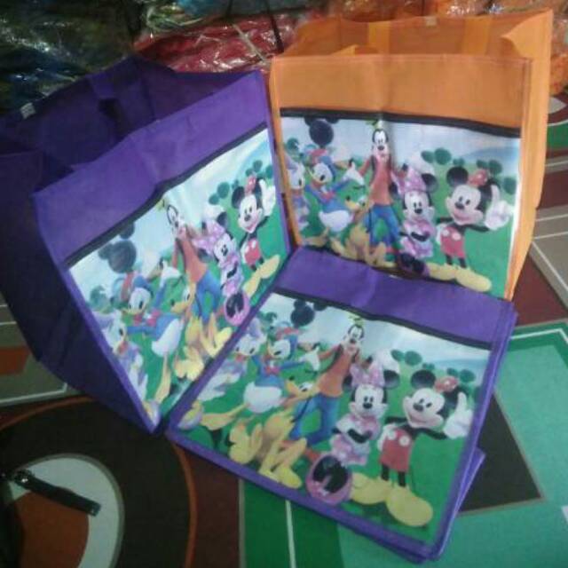 Tas ulang tahun 2 kantong utama + belakang cover(0503)