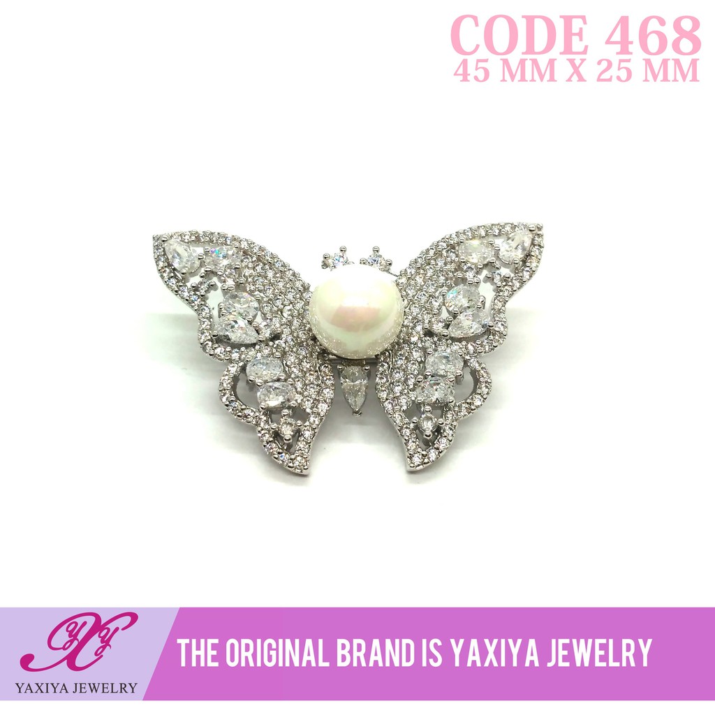 

Bros Lapis emas putih permata Perhiasan imitasi Yaxiya Jewelry 468