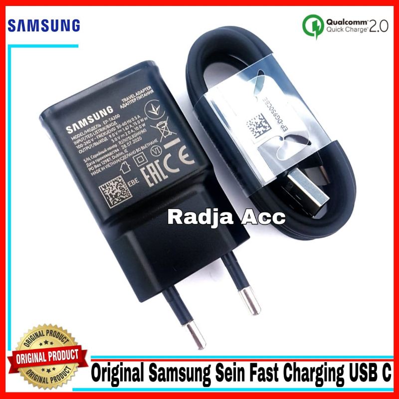 Charger Samsung Galaxy Fold ORIGINAL 100% Sein Fast Charging Type C