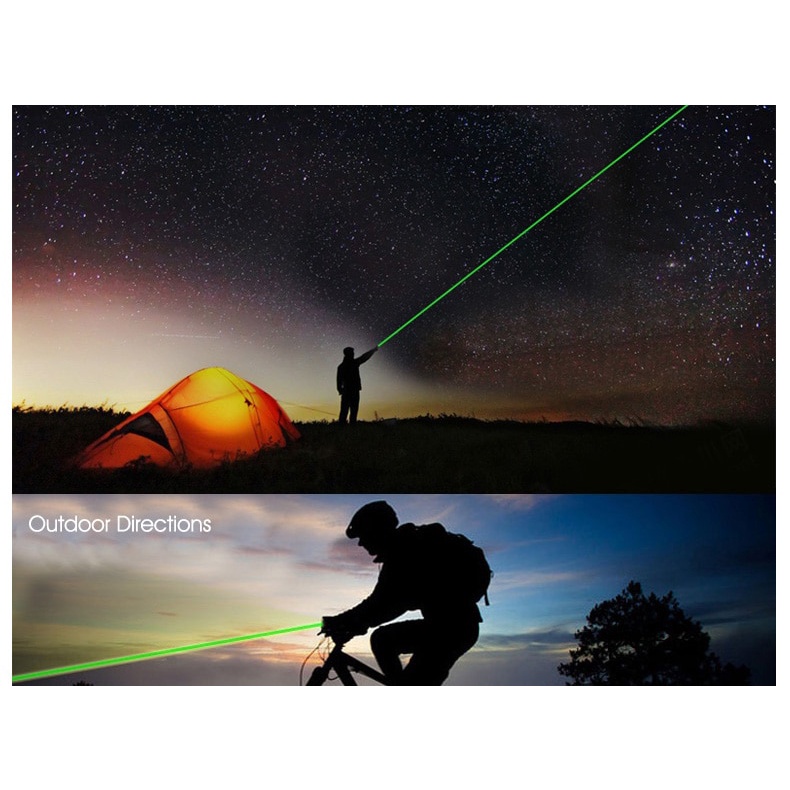 High Power Green Laser Pointer 303 Sinar Hijau Burning Lampu Senter