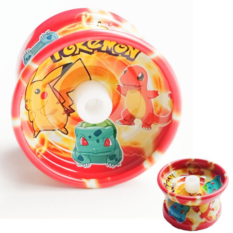 Yoyo Metal Motif Pokemon Pikachu &amp; Friends Etc READY STOK