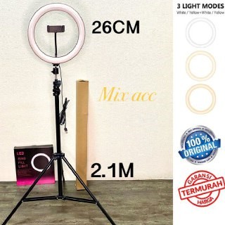 [IMPORT] PAKET RING LIGHT 26CM + TRIPOD 2M