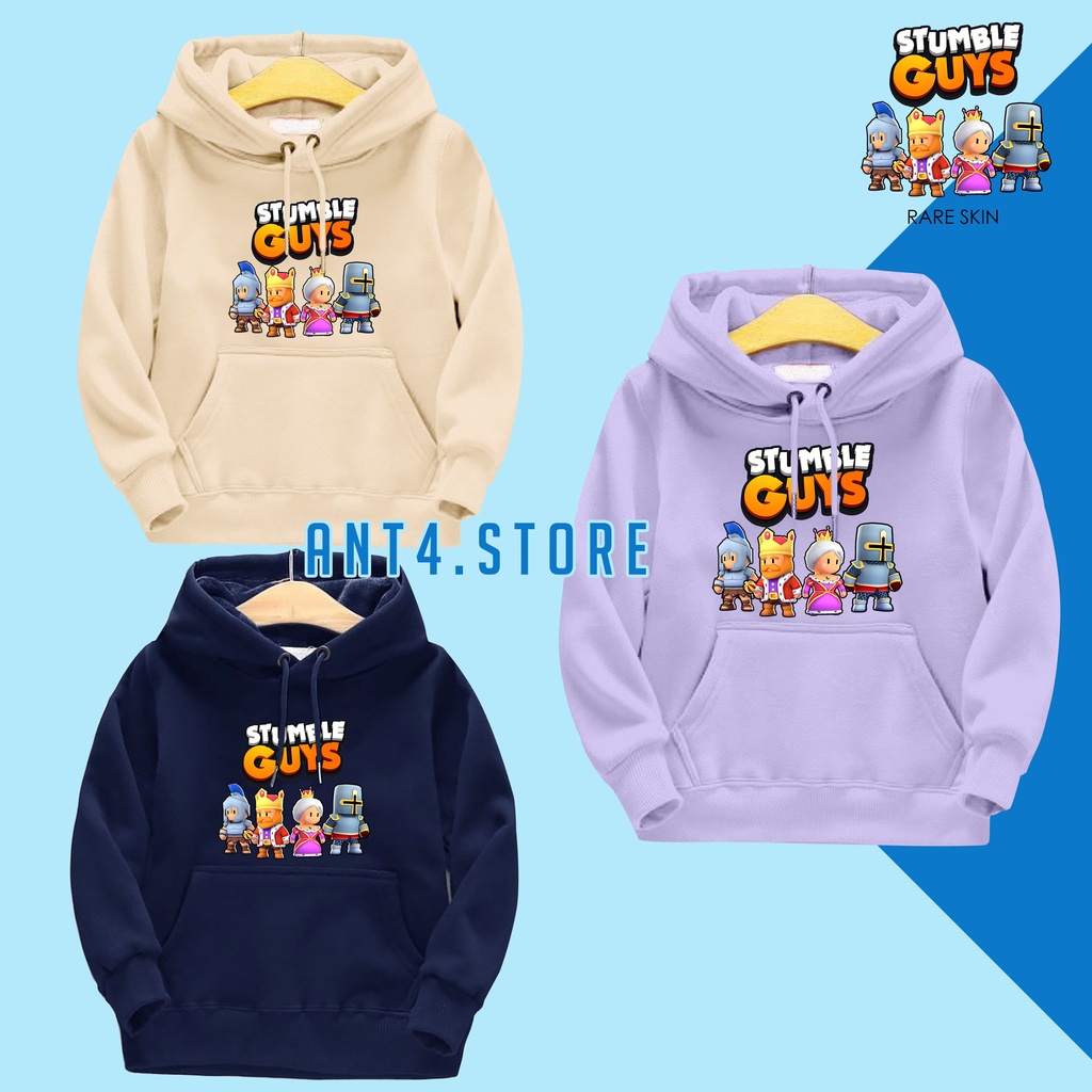 Hoodie Stumble guys Perempuan / Hodie Anak Game Stumble Guys Anak Usia 2 3 4 5 6 7 8 9 10 11 12 Tahun Switer Cewek Cowok Distro Bisa Cod