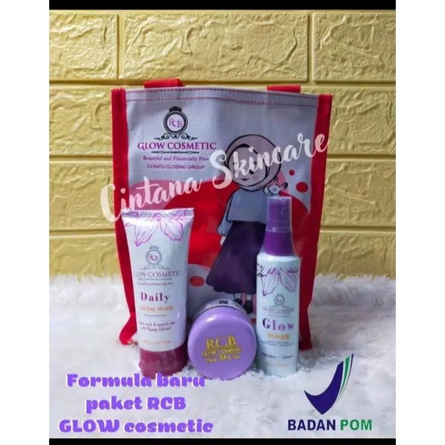 Paket Cream RCB Glow kosmetik