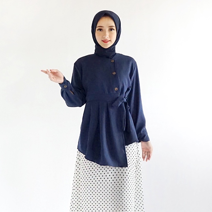 Atasan Wanita Blouse Polos Wanita 705 Mrs2