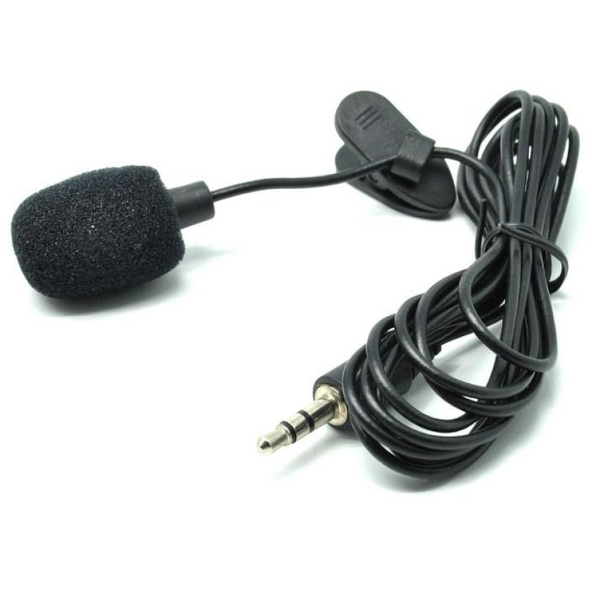 Jual Clip On Mic Microphone 3.5mm Clip On Mikrophone Klip / Laptop / PC