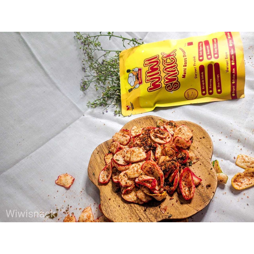 

250gram; Wiwi snack kerupuk seblak mantul murah meriah