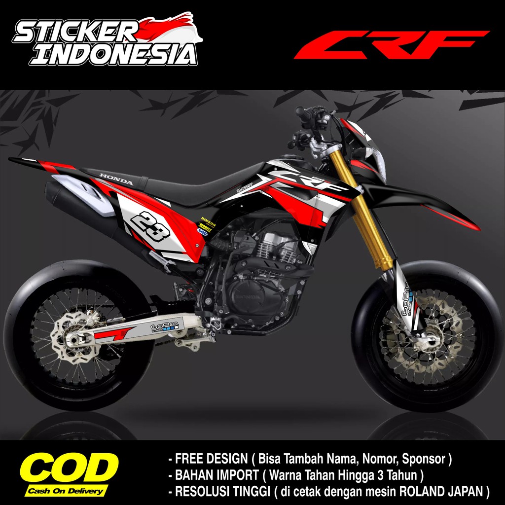 STICKER DECAL Trail CRF STRIPING FULL BODY