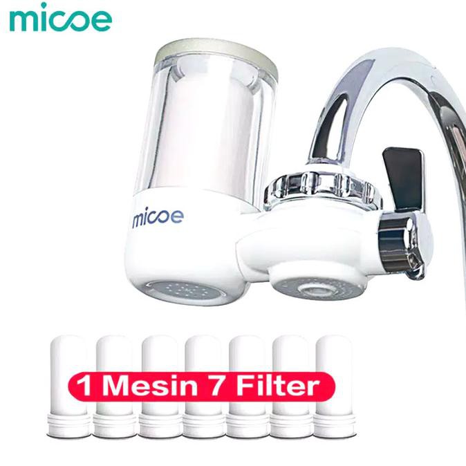Micoe Pemurni Air Kran Penyaring Air Kran 1 Mesin 7 Filter Mangkukceres54
