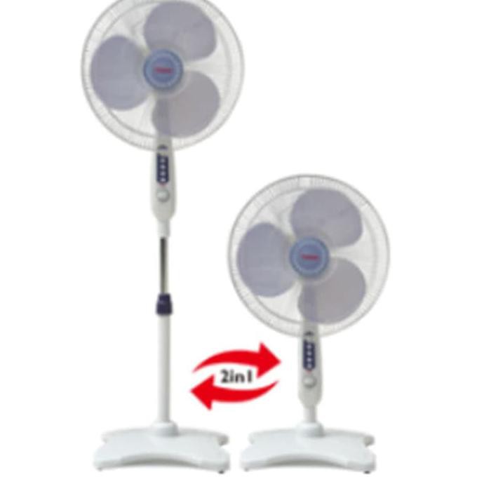 Bisa bayar ditempat/COD Kipas Angin Berdiri / Stand Fan Cosmos 16-STB 2in1 16 Inch