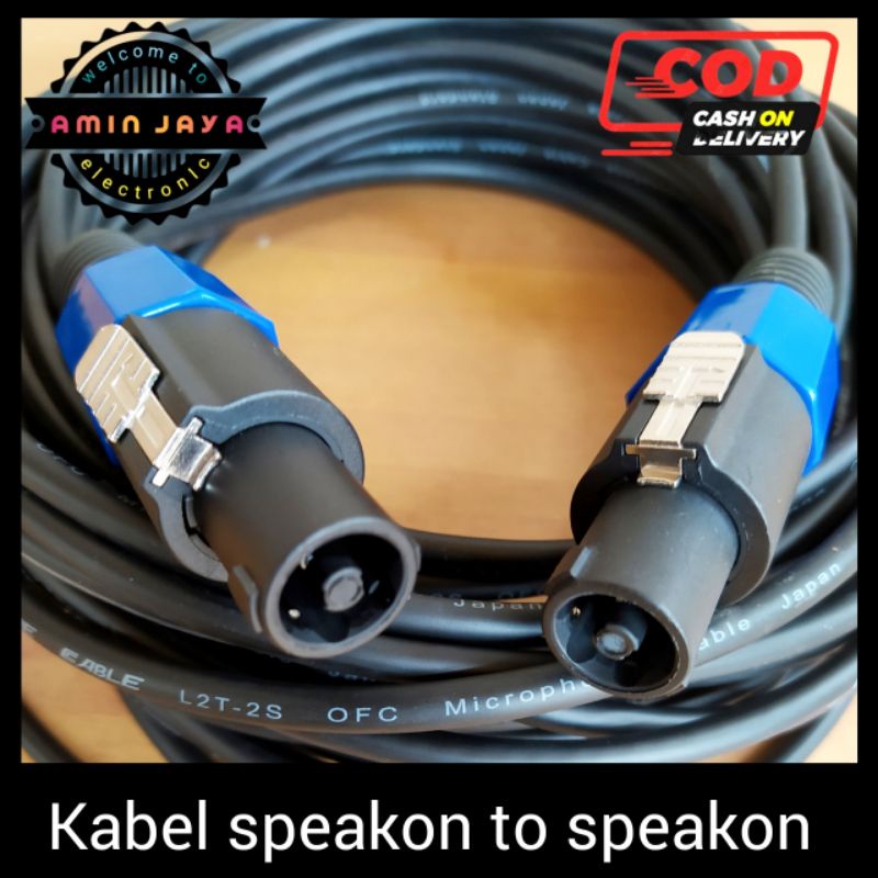 Kabel speakon to speakon / kabel jack spikon