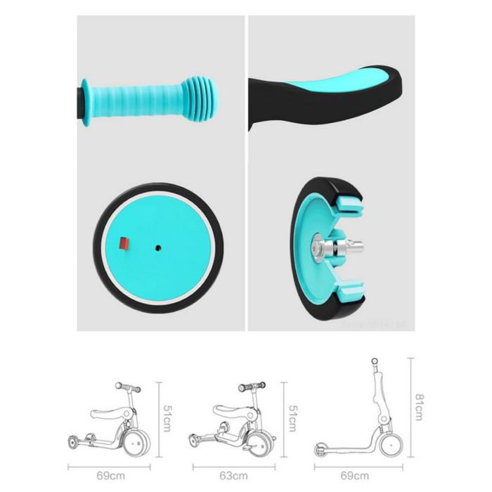 Mi Bebehoo 5 in 1 Kids Scooter &amp; Bicycle - Sepeda Anak + Handle Bar