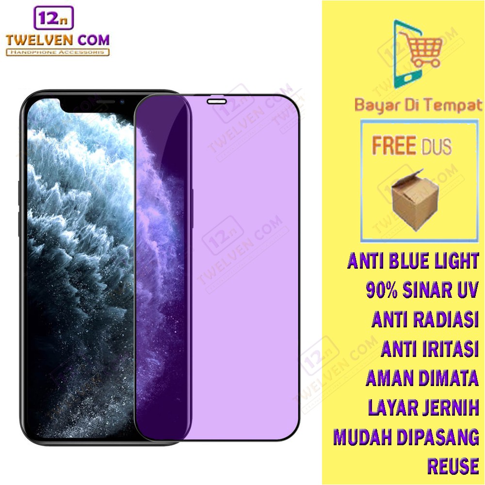 ANTI BLUE TEMPERED GLASS BLUE LIGHT iPhone X XS XR XS Max 11 / 11 Pro / 11 Pro Max / 12 / 12 Pro / 12 Pro Max / 13 / 13 Pro / 13 Pro Max