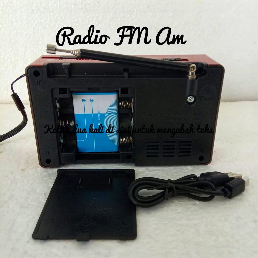 Radio FM AM SW1-6 GOLON RX-8866 (BLUETOOTH/Tanpa BLUETOOTH) 100% ORI