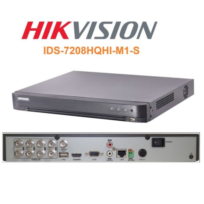 Hikvision iDS-7208HQHI-M1/S Accusense DVR 8CH Kamera CCTV - DVR ONLY