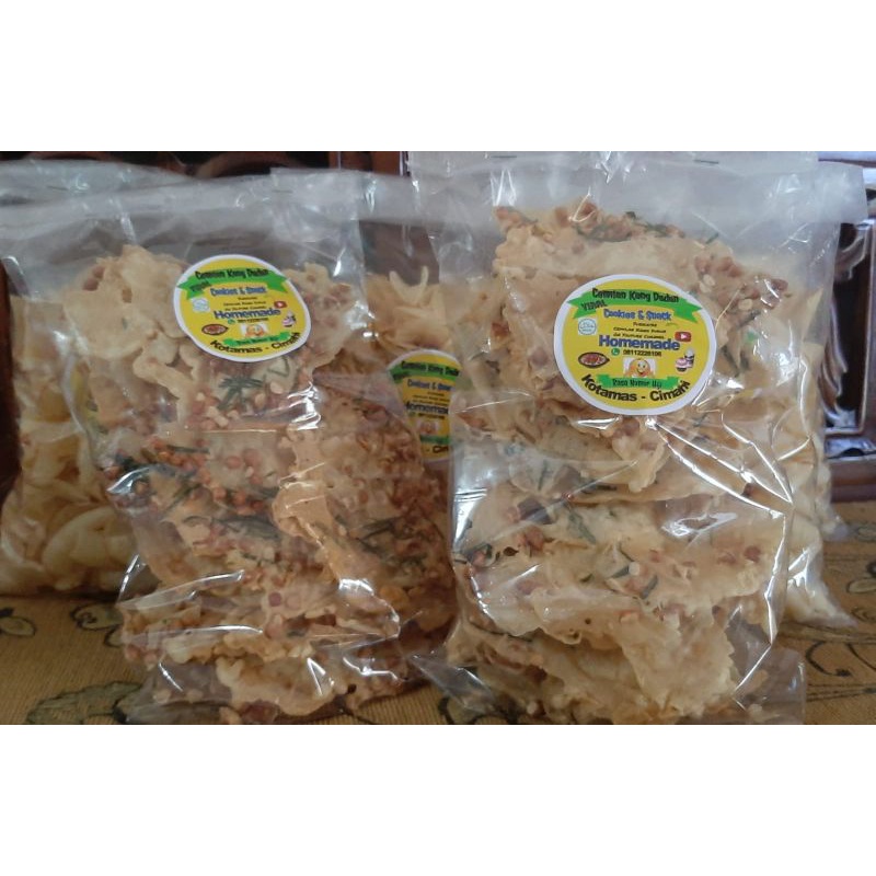 

Peyek kacang berempah ala "CEMILAN KANG DUDUN" kemasan platik