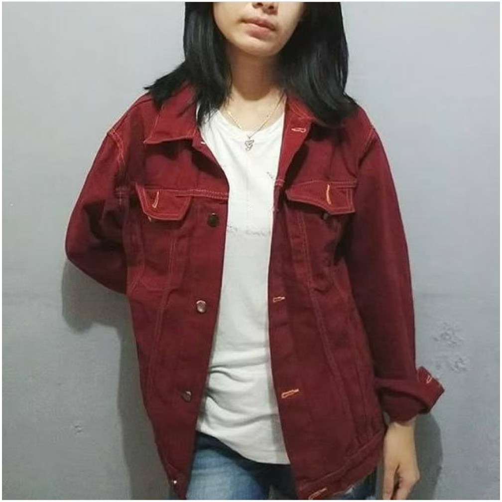 Model Jaket Jeans Cewek | Jaket Lucu | Cantik Jeans Murah Premium Ukuran M,L dan XL