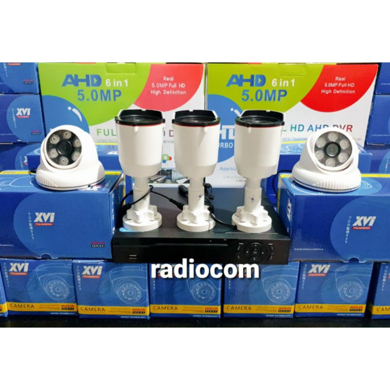 PAKET CCTV 5 CAMERA 5MP 1080P FULL HD IR SONY KOMPLIT SIAP PASANG