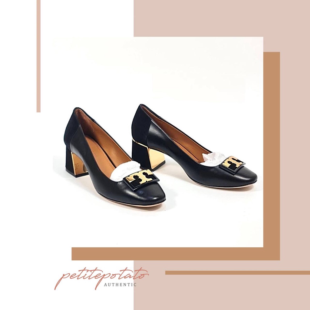 tory burch yellow pumps