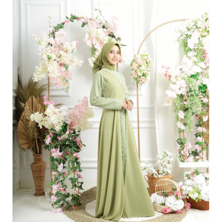 kanza dress-gaun kondangan-gaun muslimah-gaun terbaru-gaun mewah