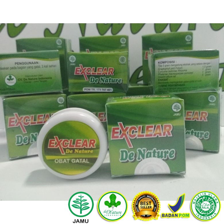 De Nature Salep Exim Eksim Basah dan Kering | Salep Kadas Kurap | Salep Gatal Exclear