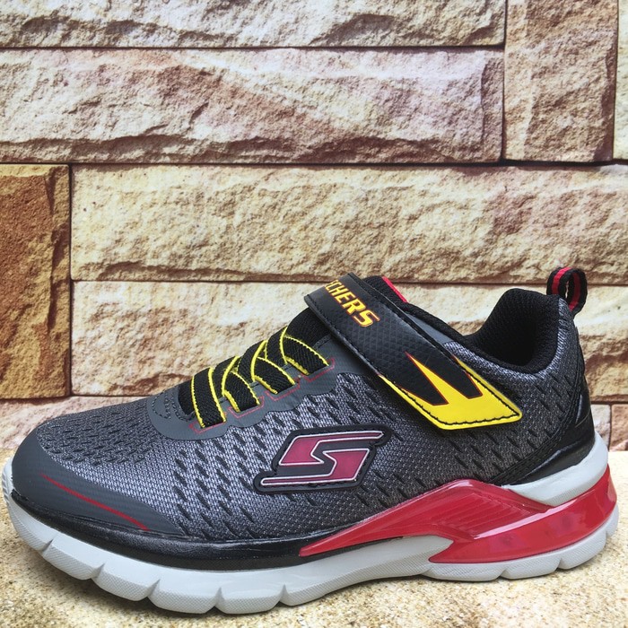 Sepatu Anak - Skechers S Lights Lava Arc Red (Original) turun harga 22 5