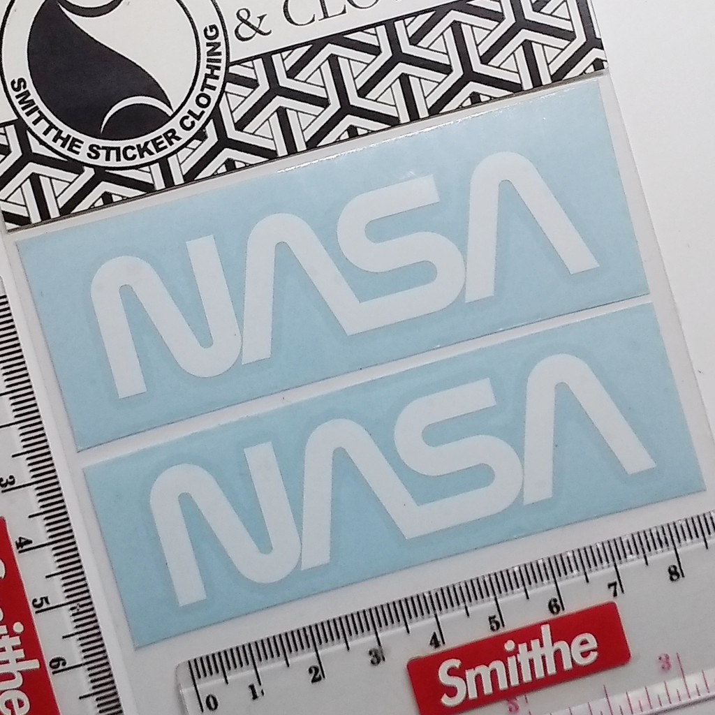 Stiker NASA Cutting Sticker logotype