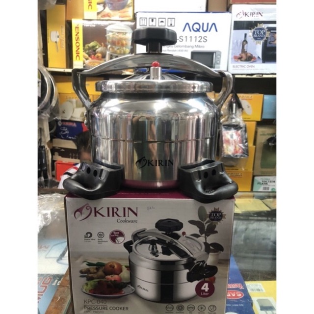 Kirin KPC-040 Panci Presto 4L Silver
