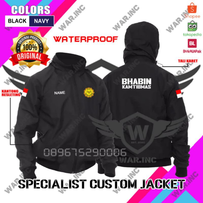 Jaket Zipper BHABINKAMTIBMAS
