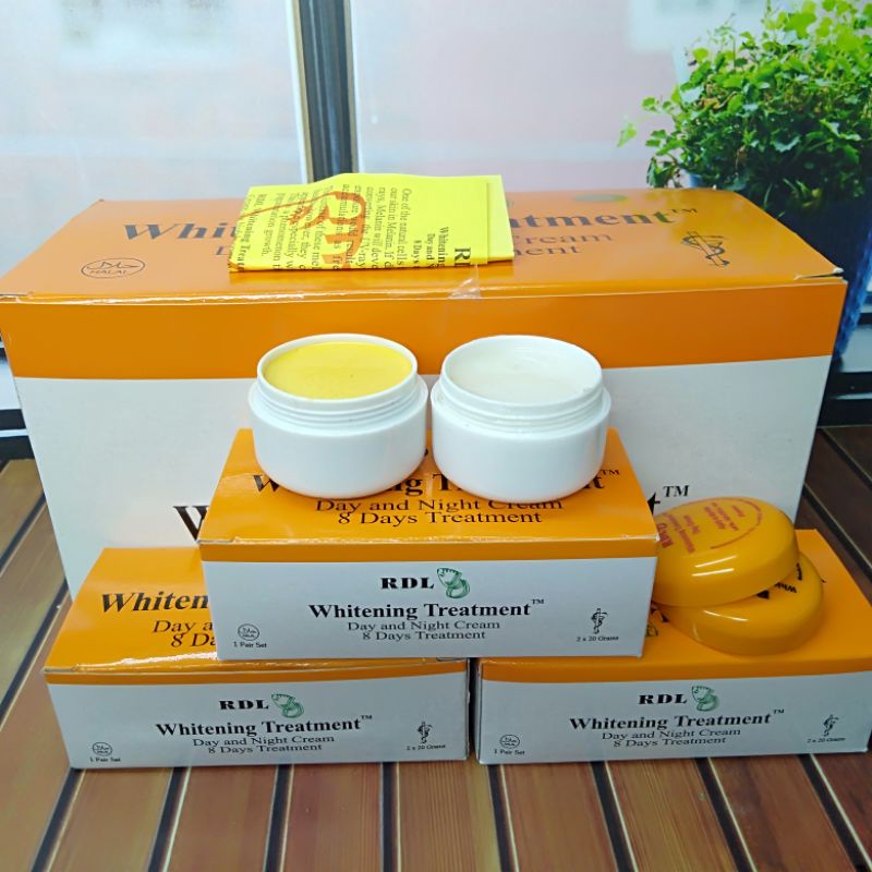 RDL Whitening Treatment Day and Night Cream 8Day Treatmen // Cream RDL 8 Hari (12pcs)