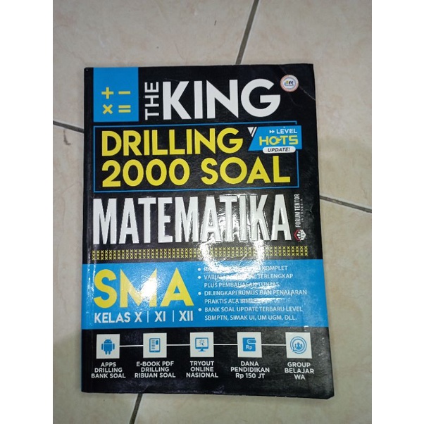 

THE KING DRILLING MATEMATIKA SMA PRELOVED