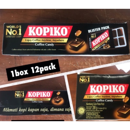 

Kopiko Coffee Candy Blister Pack (NEW BOX) / new kopiko / permen viral