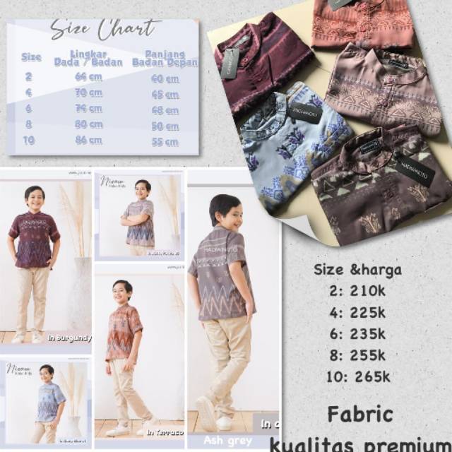 Kemeja Koko anak Laki Laki Motif Batik untuk anak Usia 2-10 Tahun Kemko Lebaran anak lengan pendek n