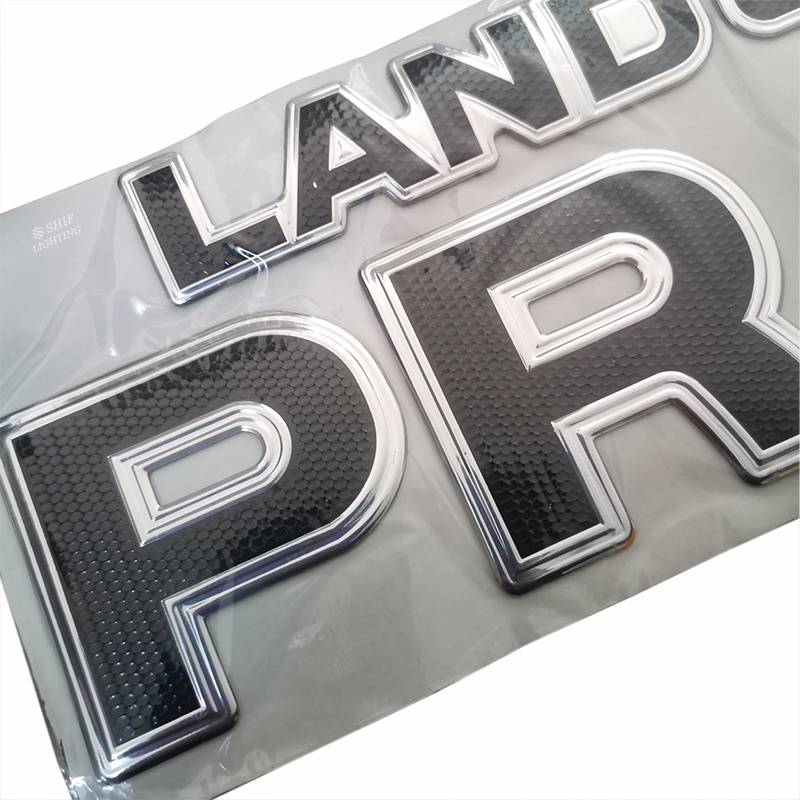 1pc Stiker Emblem Logo LAND CRUISER Prado Bahan ABS Untuk Bagasi Belakang Mobil Toyota Prado