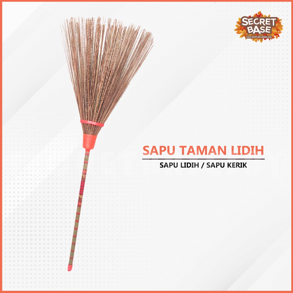 SAPU TAMAN -  Sapu Lidi Gagang Panjang / Sapu LIdi / Sapu Kerik Murah