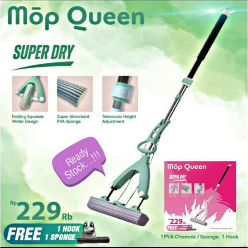 MopQueen Mop Queen Duo Pel Lantai Stein Steincookware Sponge Chamois