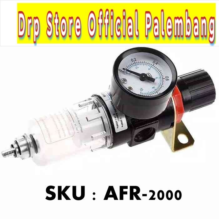 Air filter Regulator &amp;lubricator Satu Tabung AFR 2000 1/4&quot; Palembang