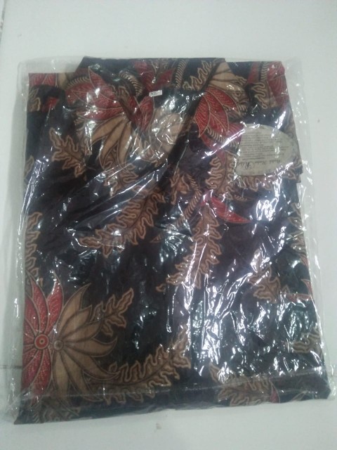 Kemeja Batik Pria Ppbtk07 Wsa04 Lengan Pendek /kemejapria/kemejabatik/batikpria/batikmodern M L Xl