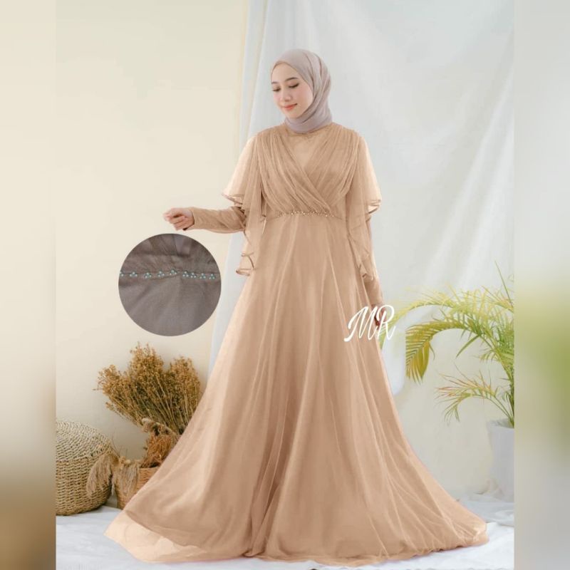Baju Gamis Terbaru Muslim Wanita Dress Kondangan Cewek Remaja Terbaru Kekinian 2021 2022 Baju Lebara