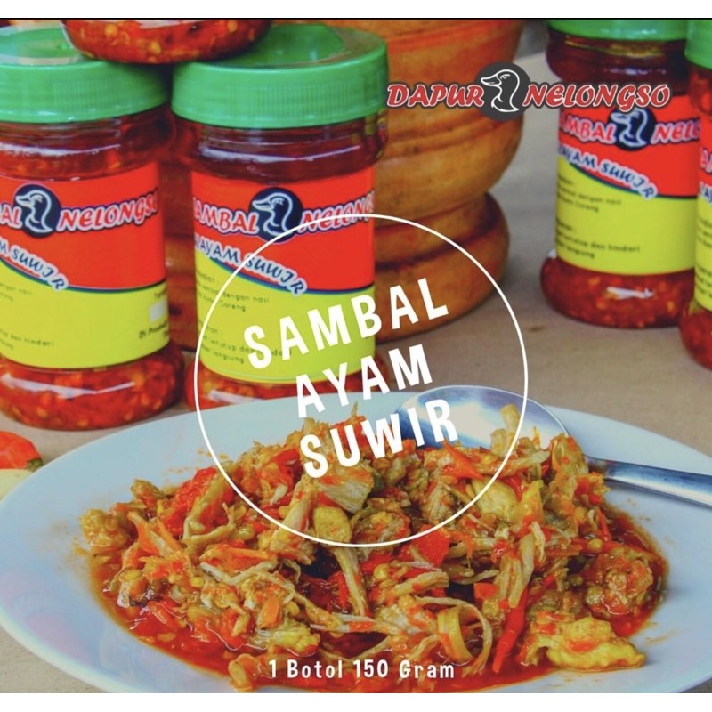 Sambal Ayam Suwir Nelongso Shopee Indonesia