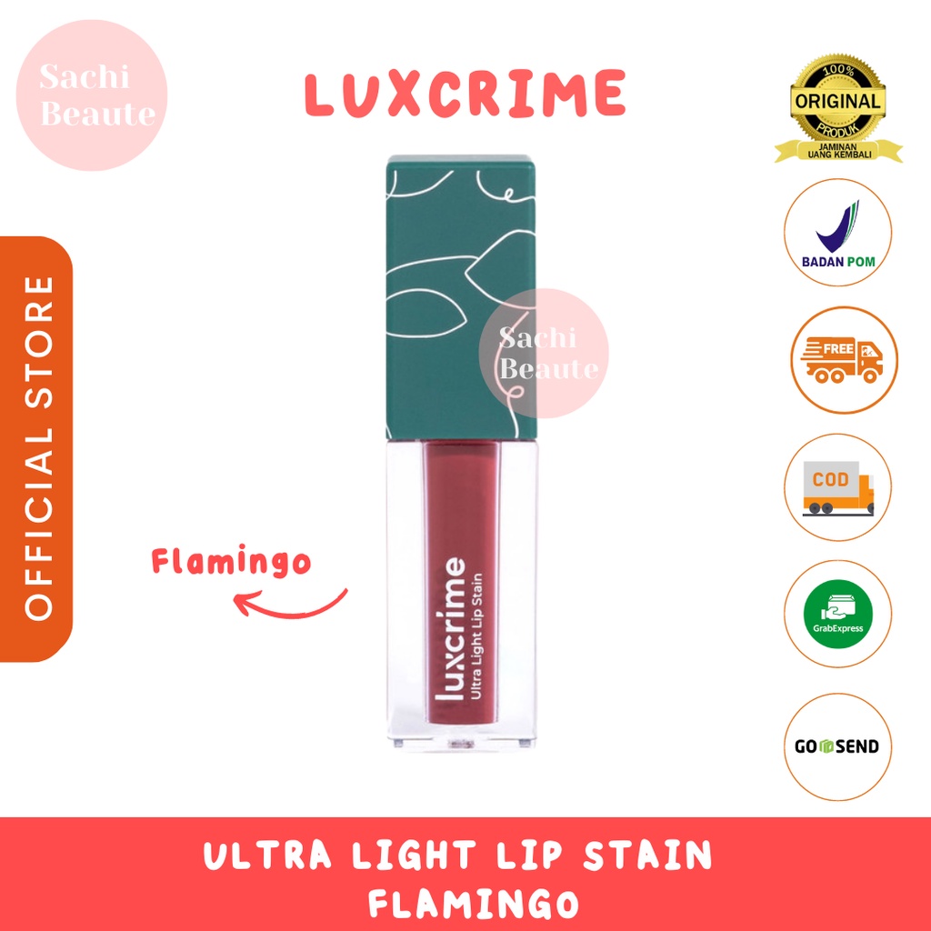 Luxcrime Ultra Light Lip Stain Flamingo