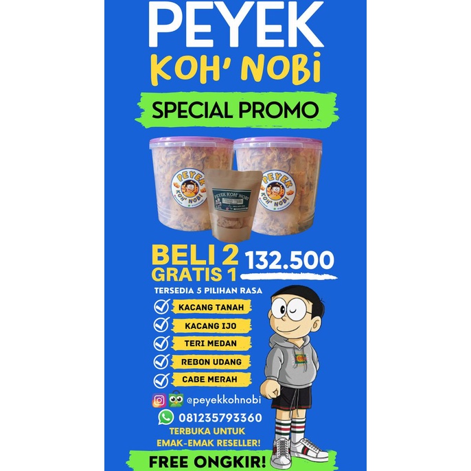 

Peyek Buy 2 Get 1 Free