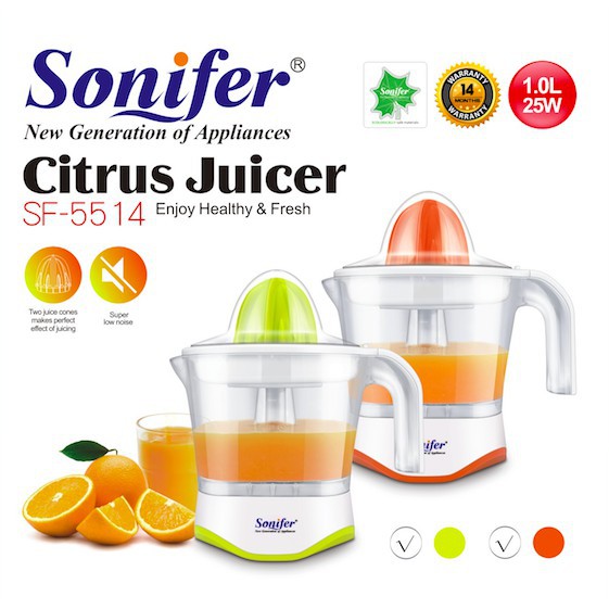 CITRUS JUICER ALAT PERAS JERUK &amp; LEMON 1 Liter SONIFER