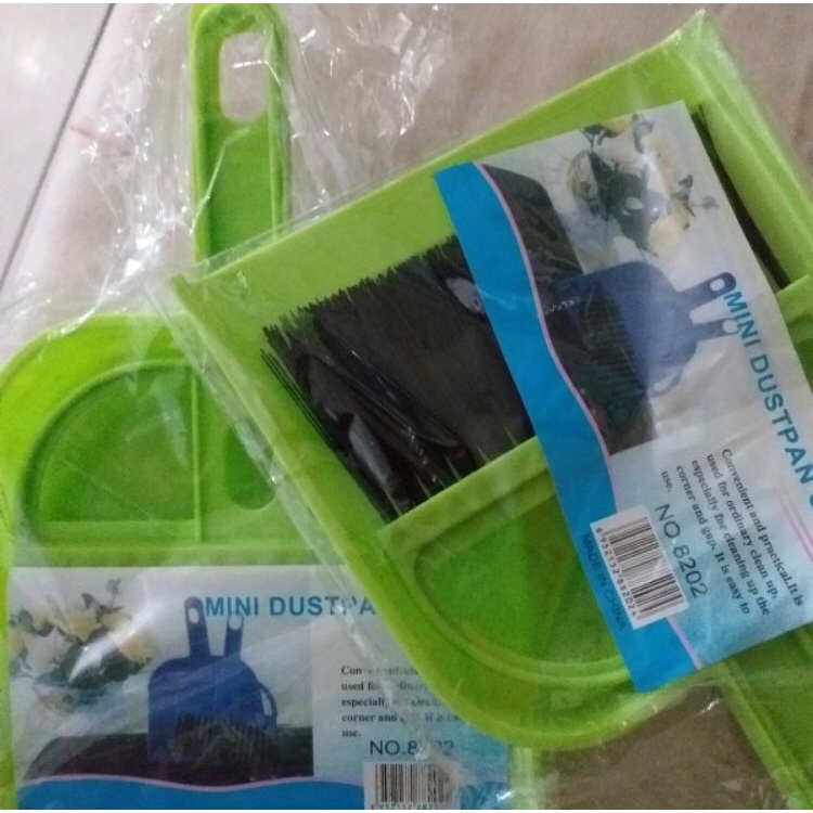 COD ✅ Dustpan Sapu Pengki Mini Set Serokan Sampah Kecil Perabotan Rumah Tangga Murah