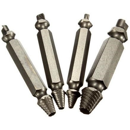 Screw Extractor Broken Striped Screw / Pencabut Pembuka Baut Rusak