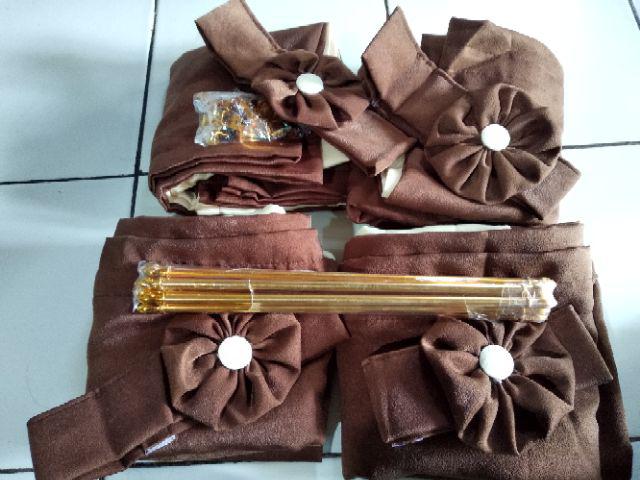 Terlaris Termurah Terbaru Promo Korden Hordeng Gordyn Gorden Kupu Kupu Kombinasi