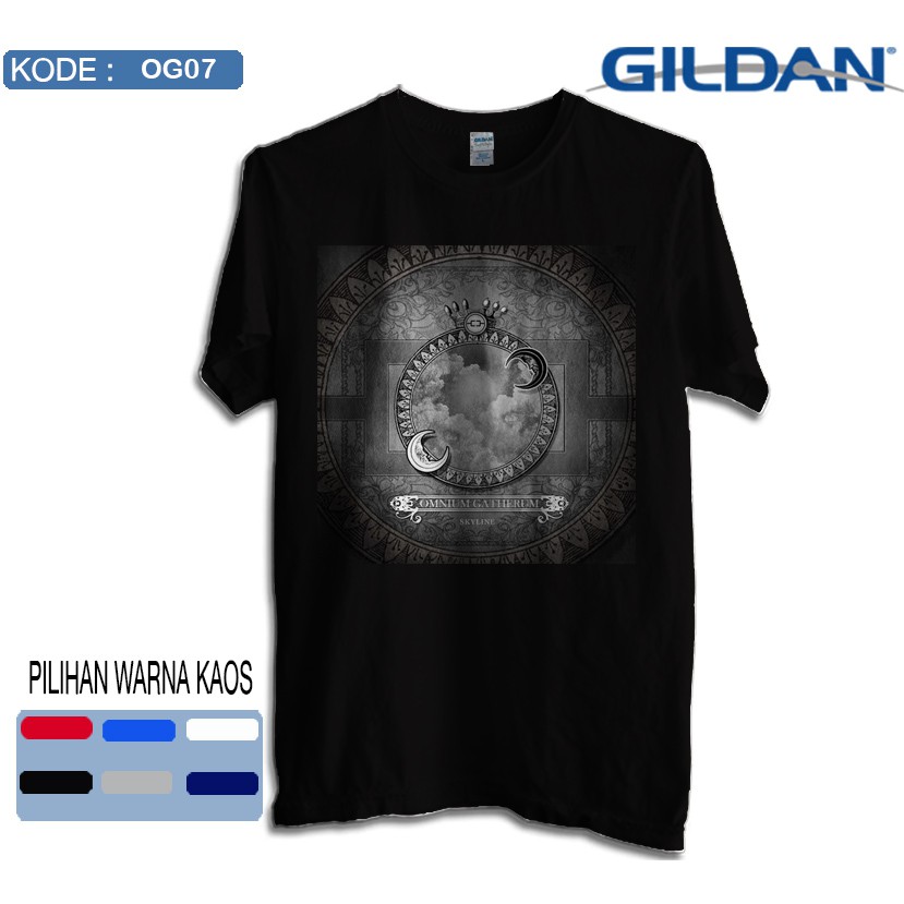 Kas omnium gatherum band kaos original gildan softstyle og07